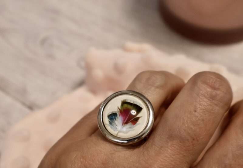 Bague Ronde - Plume – Image 2