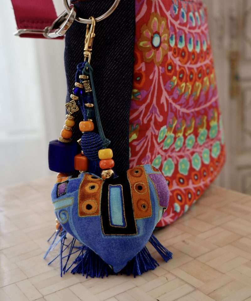 Porte-Clés, Bijou de Sac - Klimt Bleu – Image 4