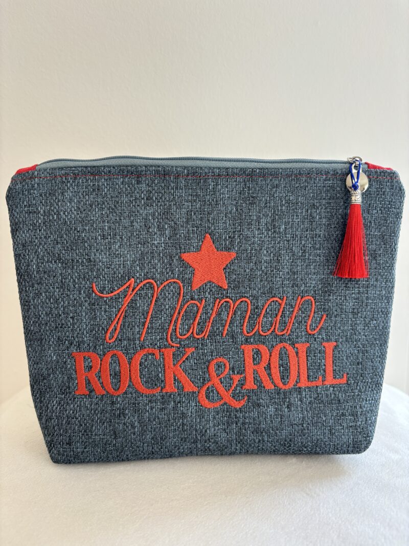 Trousse Trésors - Maman Rock and Roll orange GM