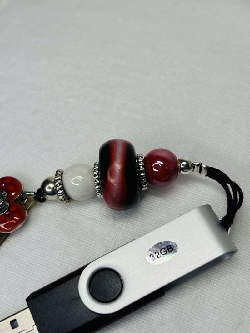 Bijou Clé usb - Coeur Rouge – Image 3