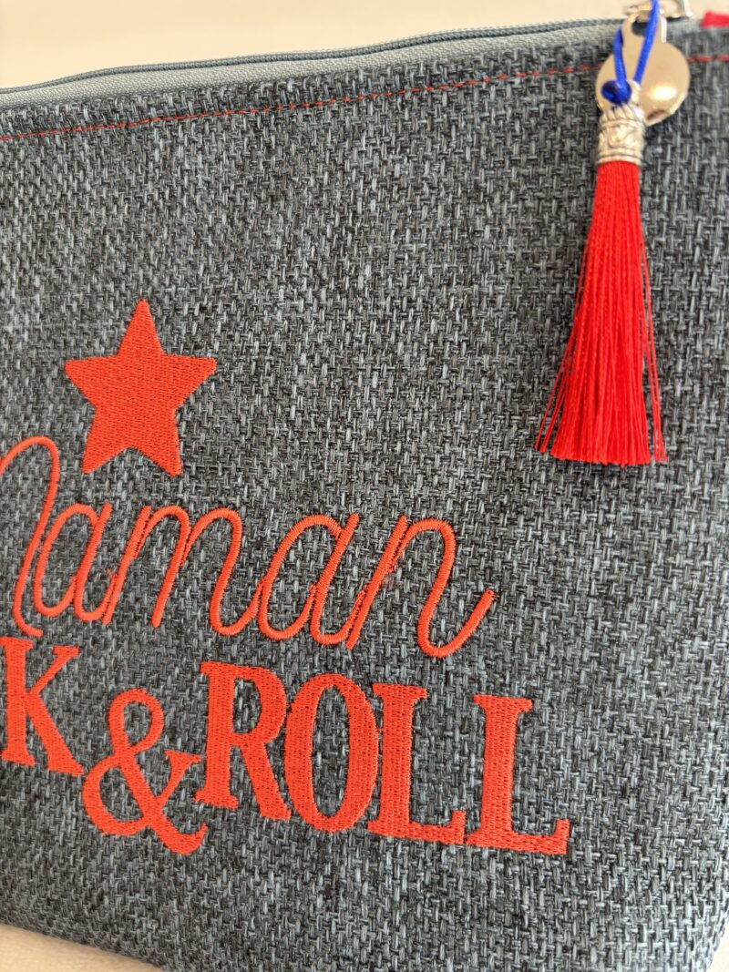 Trousse Trésors - Maman Rock and Roll orange GM – Image 2