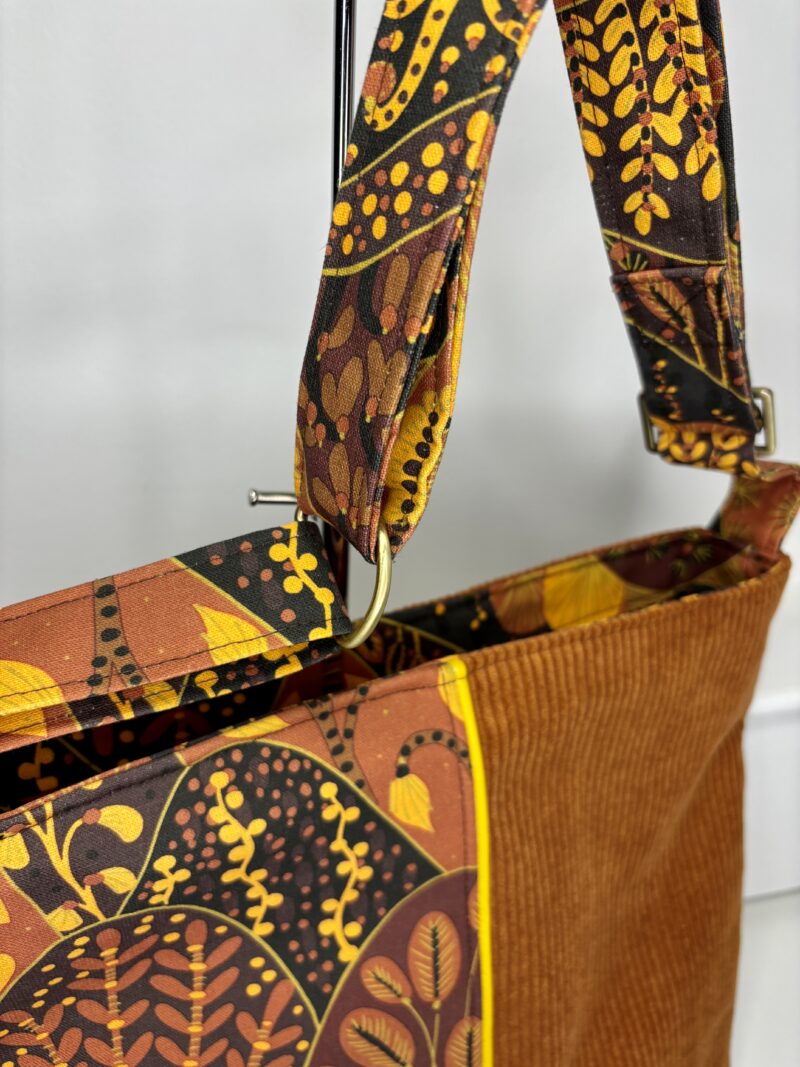 Sac Hoplala - Feuillages Jaune et Camel – Image 9