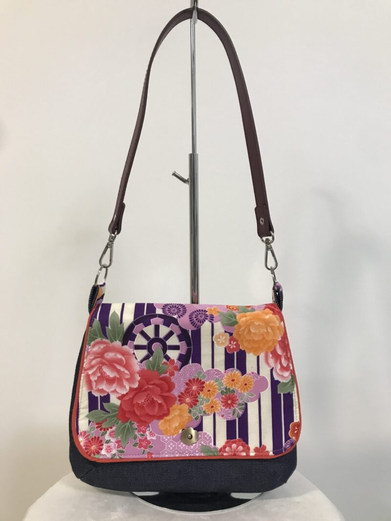 Sac Ami Fidèle - Fleurs et rayures – Image 3