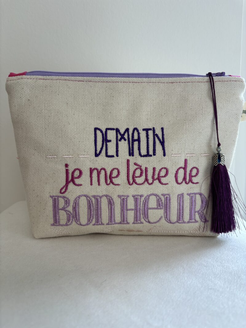 Trousse Trésors - Demain Bonheur Violet GM