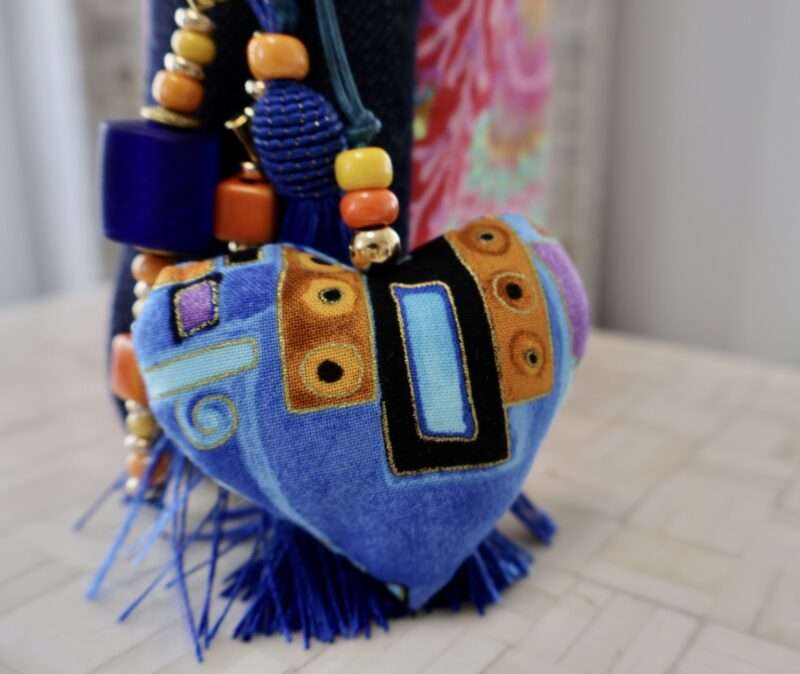 Porte-Clés, Bijou de Sac - Klimt Bleu – Image 2