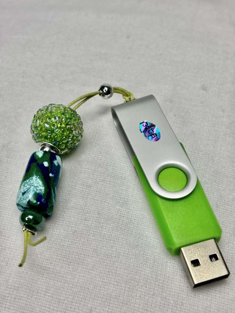 Bijou Clé usb - Vert d'Eau