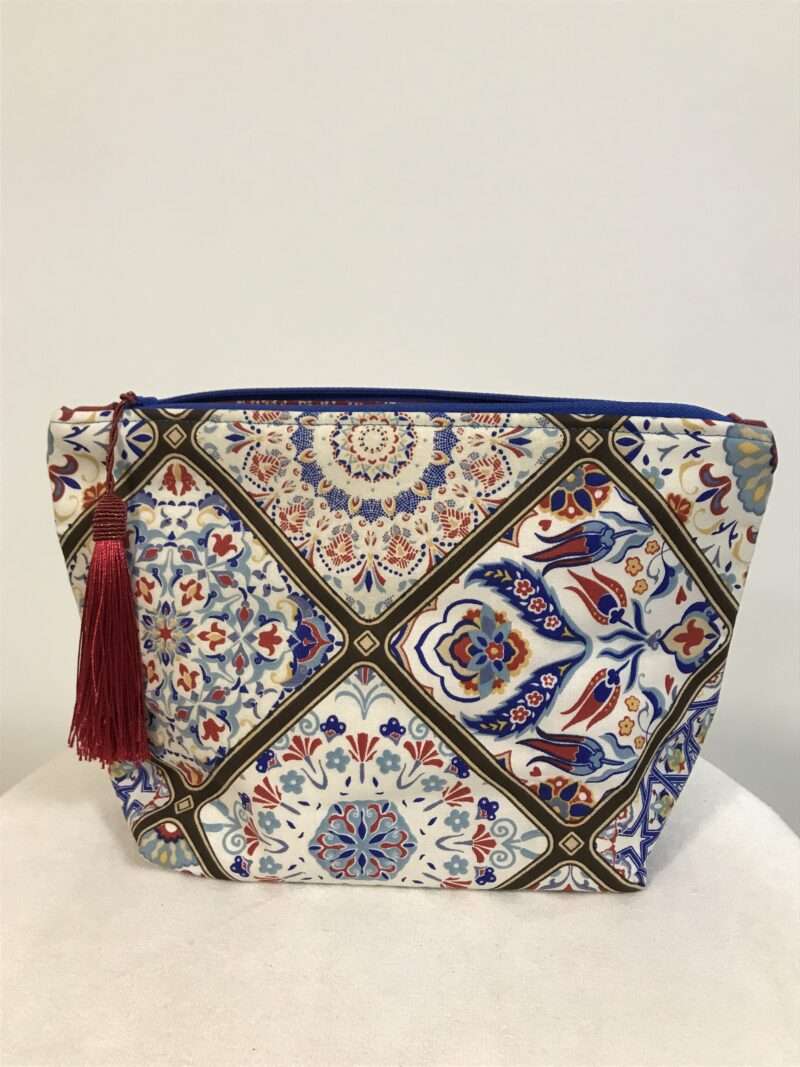 Trousse Trésors - Carreaux Bleus GM