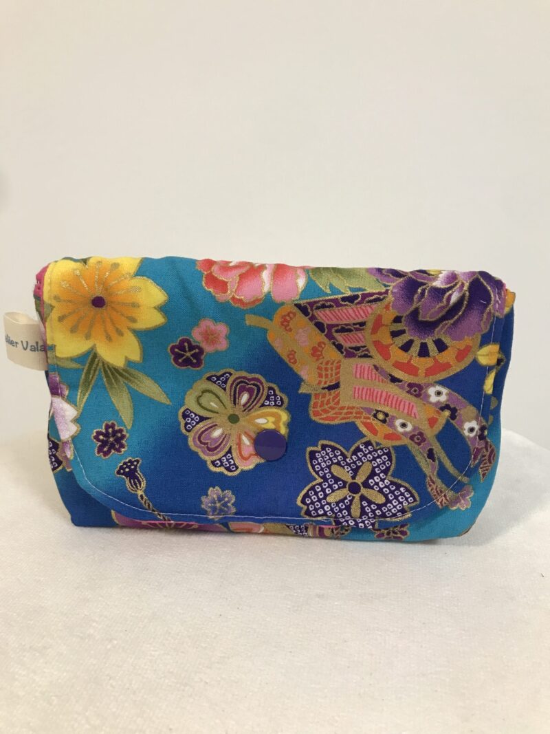 Trousse Chouette - Fleurs japonaises