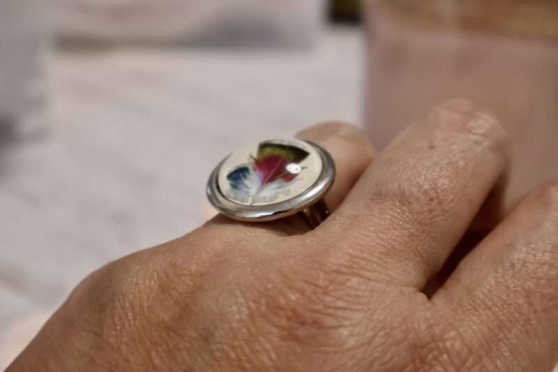 Bague Ronde - Plume – Image 3