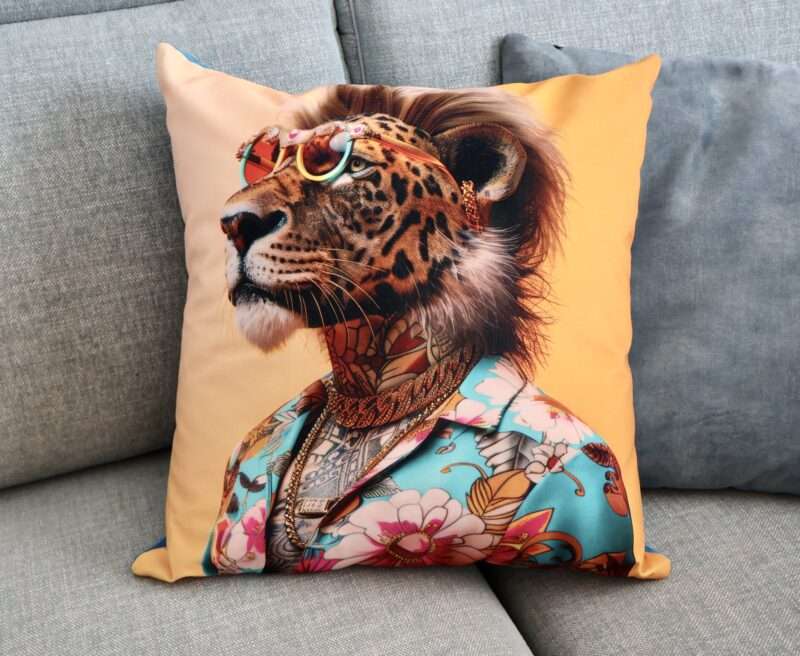 Coussin - Housse Johny le Lion