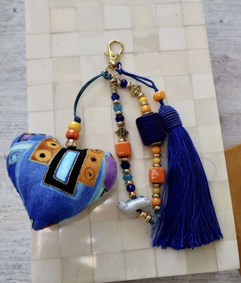 Porte-Clés, Bijou de Sac - Klimt Bleu