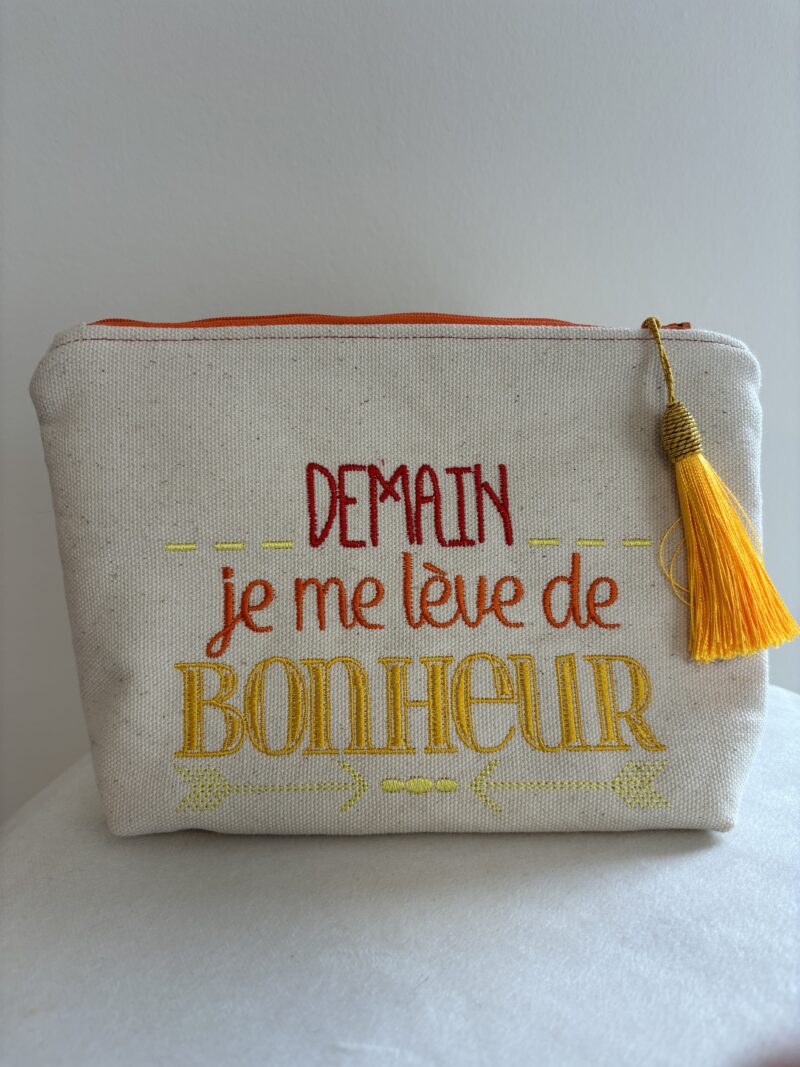 Trousse Trésors - Demain Bonheur jaune GM