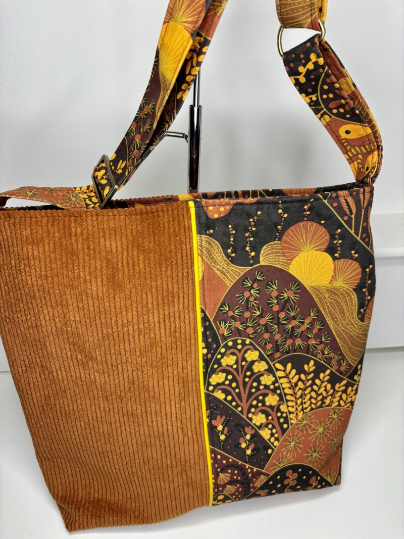 Sac Hoplala - Feuillages Jaune et Camel – Image 3