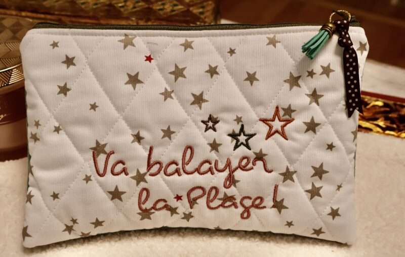 Trousse Plate - Balayer la Plage