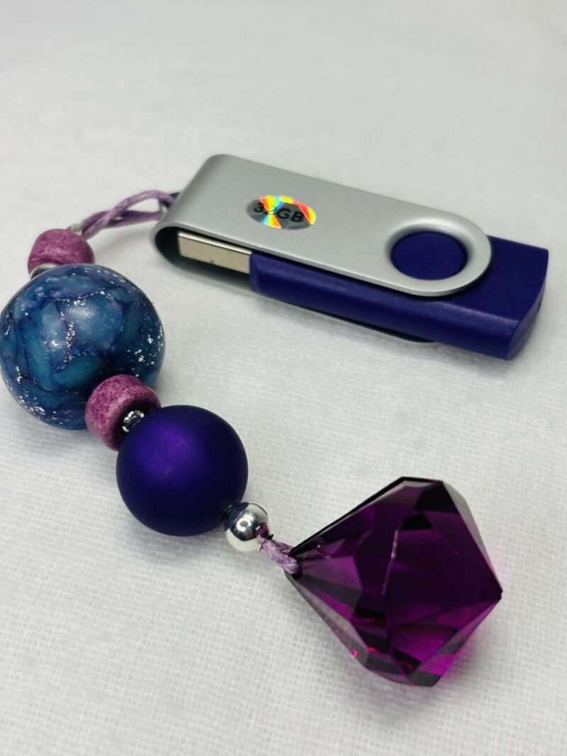 Bijou Clé usb - Diamant violet