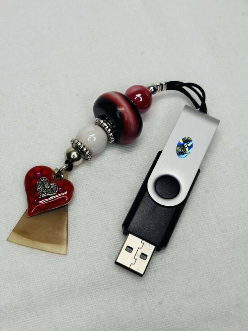 Bijou Clé usb - Coeur Rouge