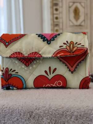Trousse à Bijoux - Coeurs en Couleur