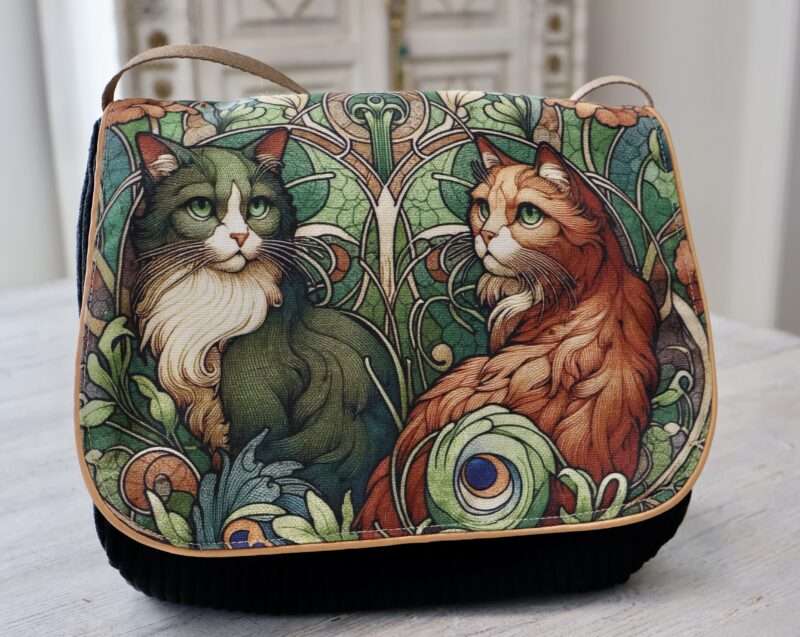 Sac Ami Fidèle - Chats Art Déco