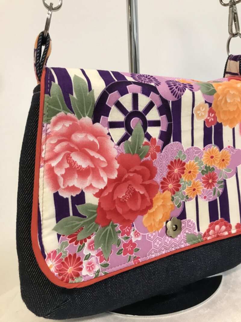 Sac Ami Fidèle - Fleurs et rayures – Image 2