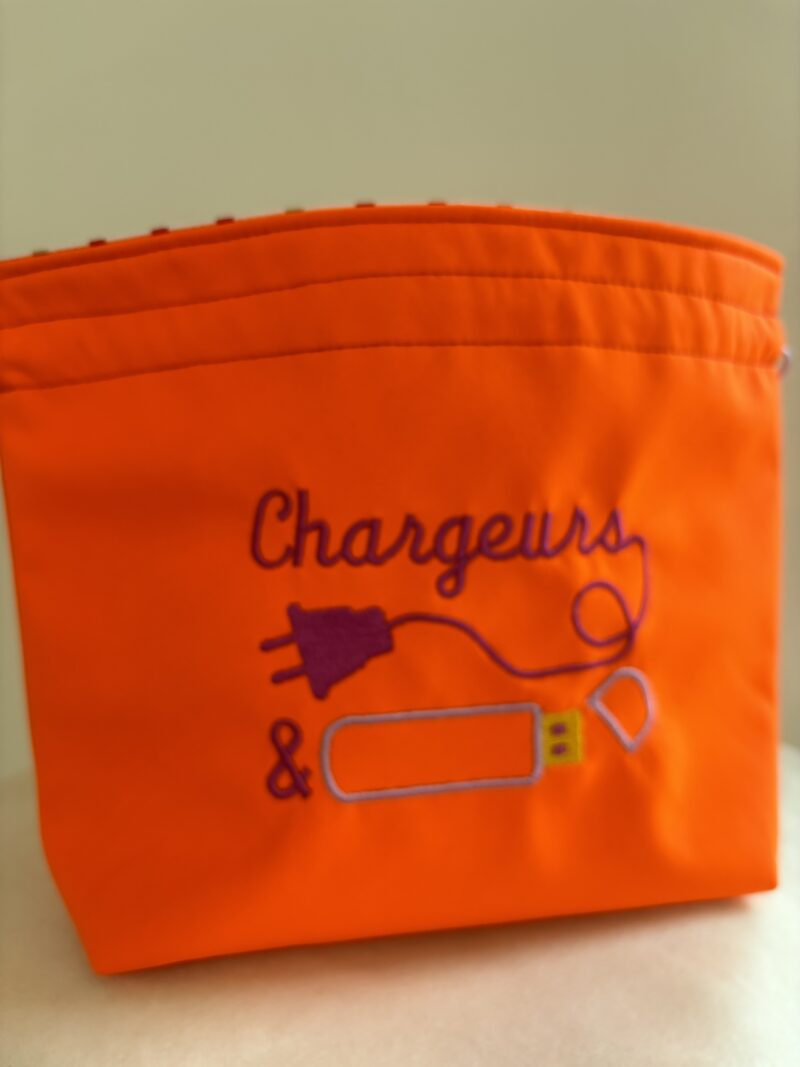 Pochon - Chargeurs fluo orange GM