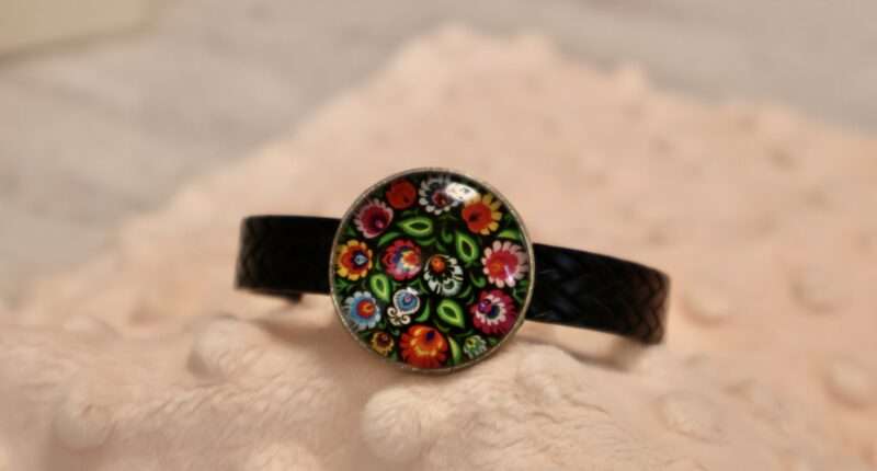 Bracelet Souple GM - Fleurs Folklore