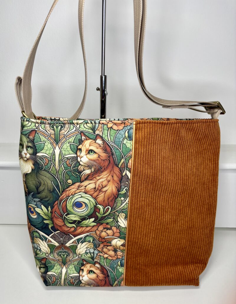 Sac Hoplala - Chats Art Deco