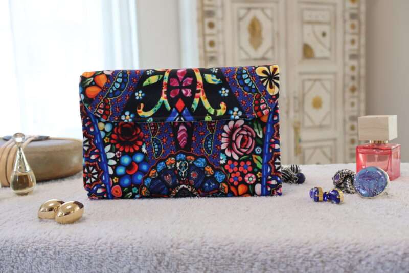 Trousse à Bijoux - Mandala en Noir