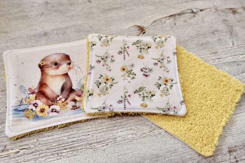 Lot de 8 Lingettes - Jolie Loutre – Image 2