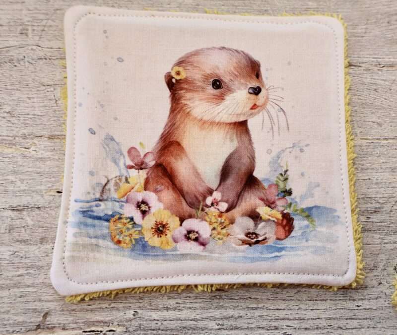 Lot de 8 Lingettes - Jolie Loutre
