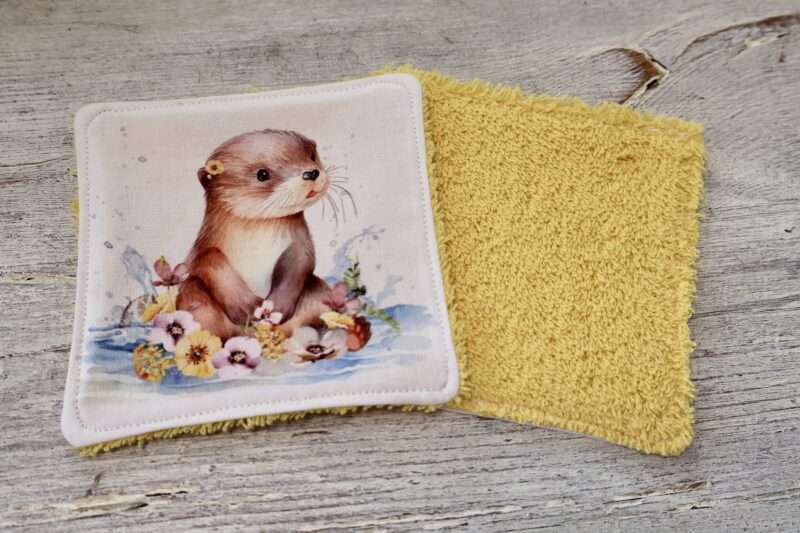Lot de 8 Lingettes - Jolie Loutre – Image 3