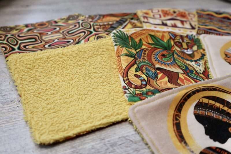 Lot de 8 Lingettes - Africa Jaune – Image 6