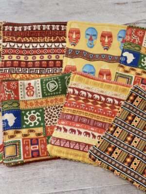 Lot de 8 Lingettes - Masques Africa