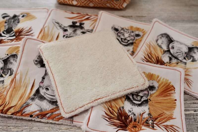 Panière + 8 Lingettes - Zanimo Jaune – Image 6