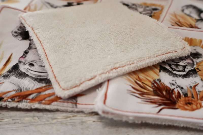 Panière + 8 Lingettes - Zanimo Jaune – Image 7