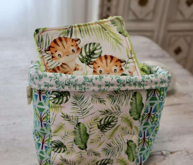 Panière + 8 Lingettes - Tigrou