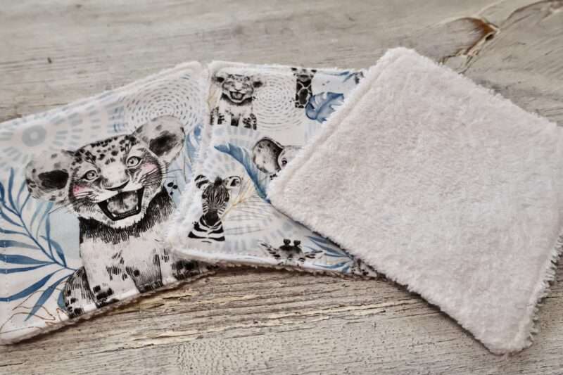 Panière + 8 Lingettes - Zanimo Bleu – Image 9