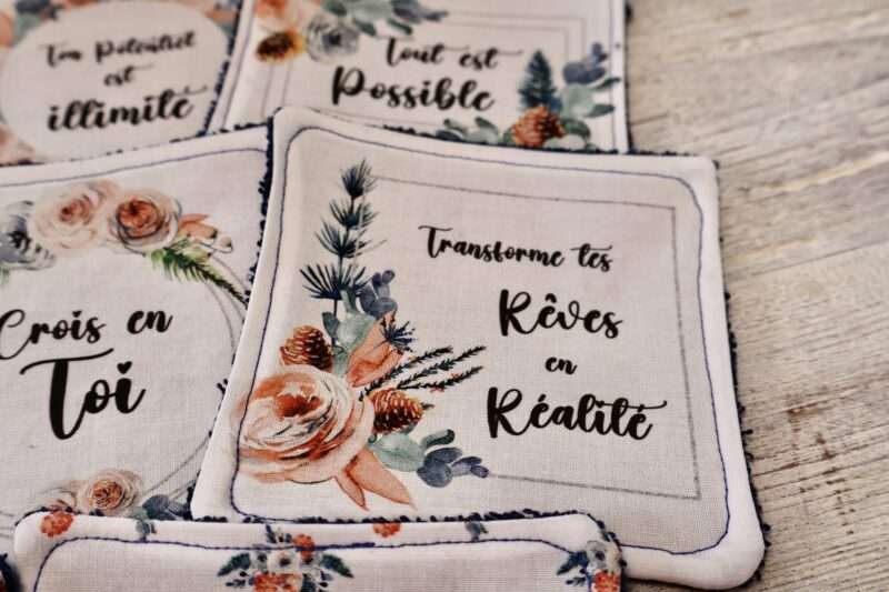 Panière + 8 Lingettes - Crois en Toi – Image 6