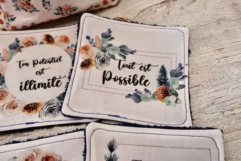 Panière + 8 Lingettes - Crois en Toi – Image 7