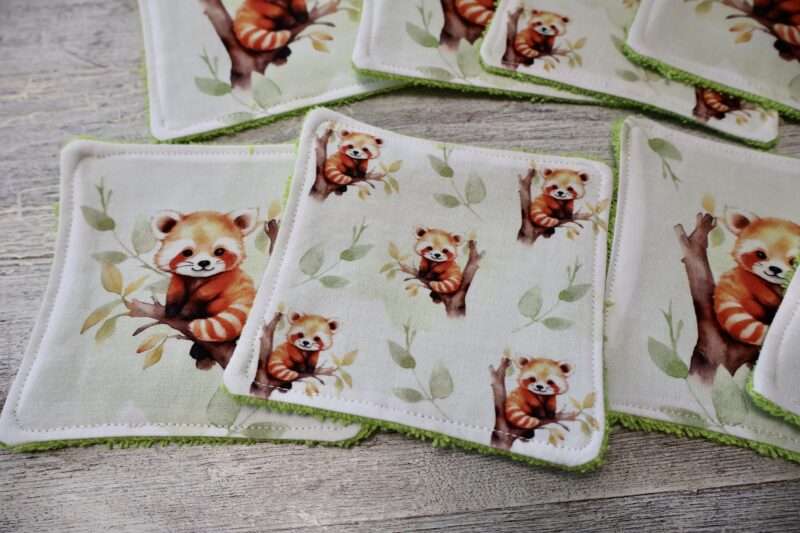 Panière + 8 Lingettes - Panda Roux – Image 4