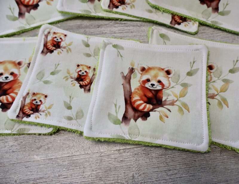 Panière + 8 Lingettes - Panda Roux – Image 5