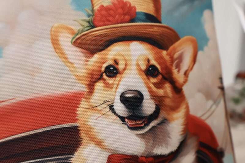 Pochon imperméable Beauté - Corgie Canotier – Image 2