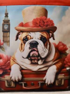Pochon imperméable Beauté - Bouledogue Canotier