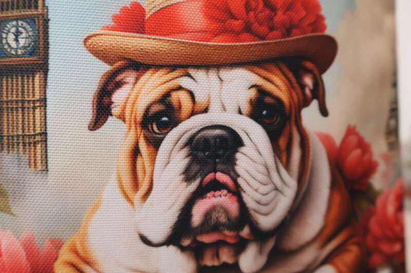 Pochon imperméable Beauté - Bouledogue Canotier – Image 2