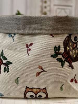 Panière XL Fourre-Tout - Chouettes