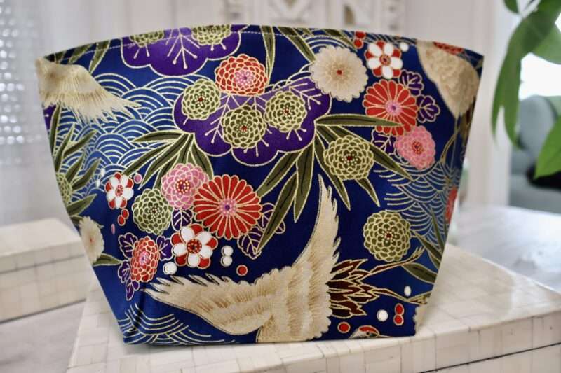 Panière XL Fourre-Tout - Asie Bleue – Image 4