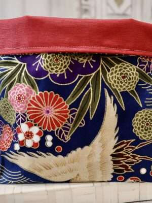 Panière XL Fourre-Tout - Asie Bleue