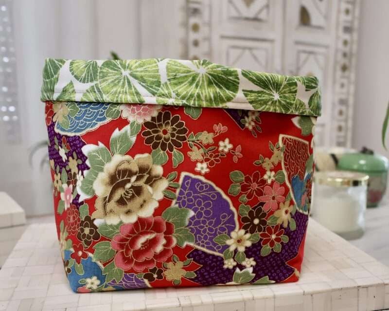 Panière XL Fourre-Tout - Asie Rouge