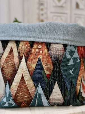 Panière XL Fourre-Tout - Sapins