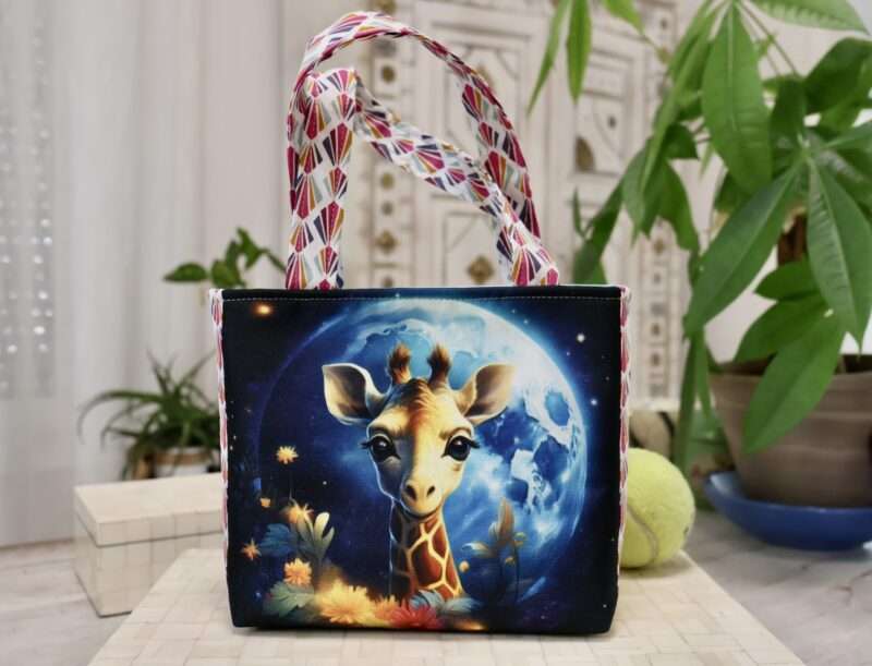 Sac Cabalala Petit - Girafe Bleue