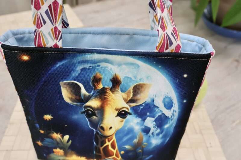 Sac Cabalala Petit - Girafe Bleue – Image 3